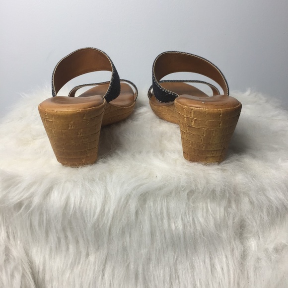 Italian Shoemakers Women's Denim Sandals - Picture 4 of 5